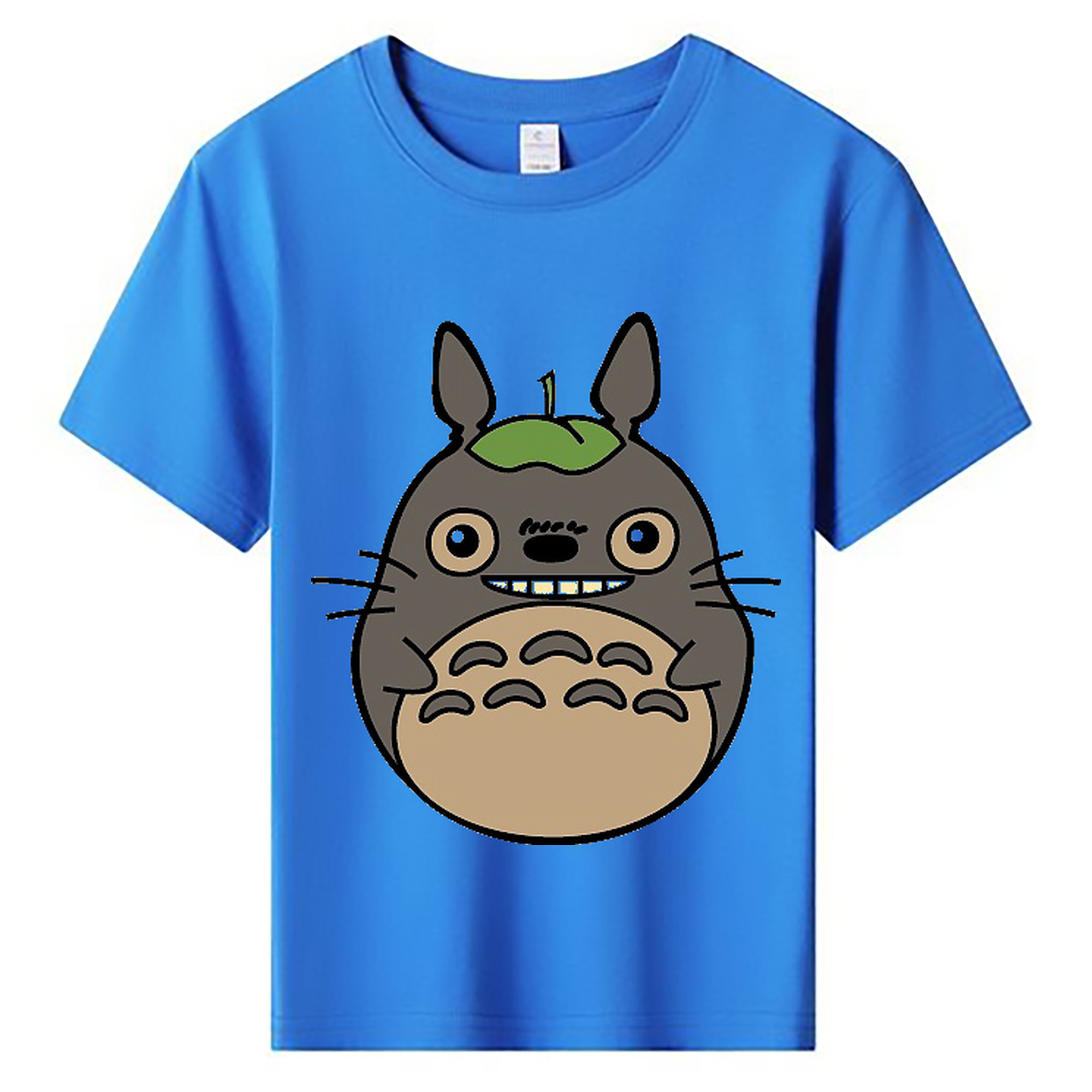（画像用） となりのトトロ 草壁メイ 草壁サツキ My Neighbor Totoro Satsuki Kusakabe Mei Kusakabe 綿100％キッズTシャツ（フロントプリント）